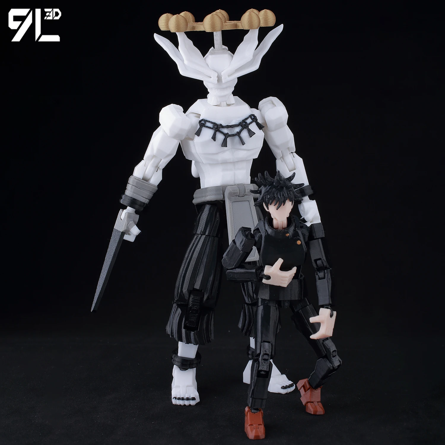 

9L3D New 2025 Titan13 Fushiguro Desk Decoration LUCKY13 Mahoraga & Dogs T13 Multi-Jointed Dummy13 Stop Motion Animation For Fans