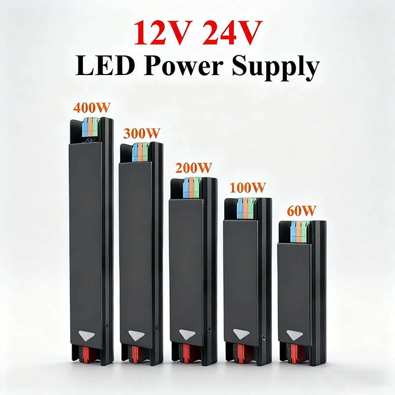 

12V 24V Power Supply AC 220V TO DC 12V 24V Power Supply 60W 100W 200W 300W 400W Transformer 220V TO 12V 24V For LED Strip Lights