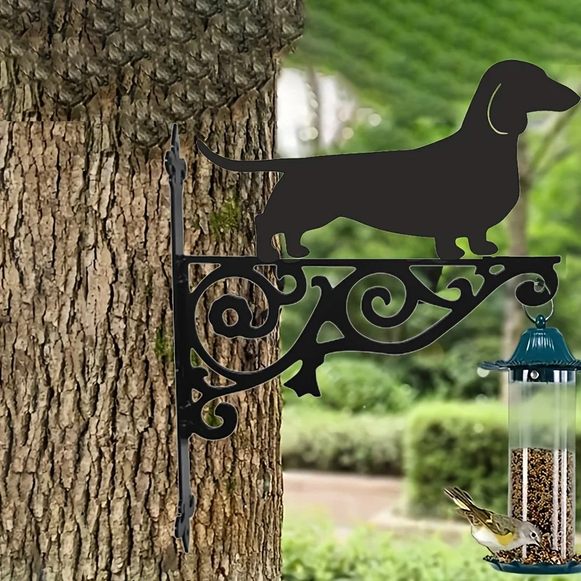 Staffordshire Bull Terrier Hanging Basket Stand, Garden Dog Hanging Basket Stand, Gift for Staffordshire Bull Terrier Lovers
