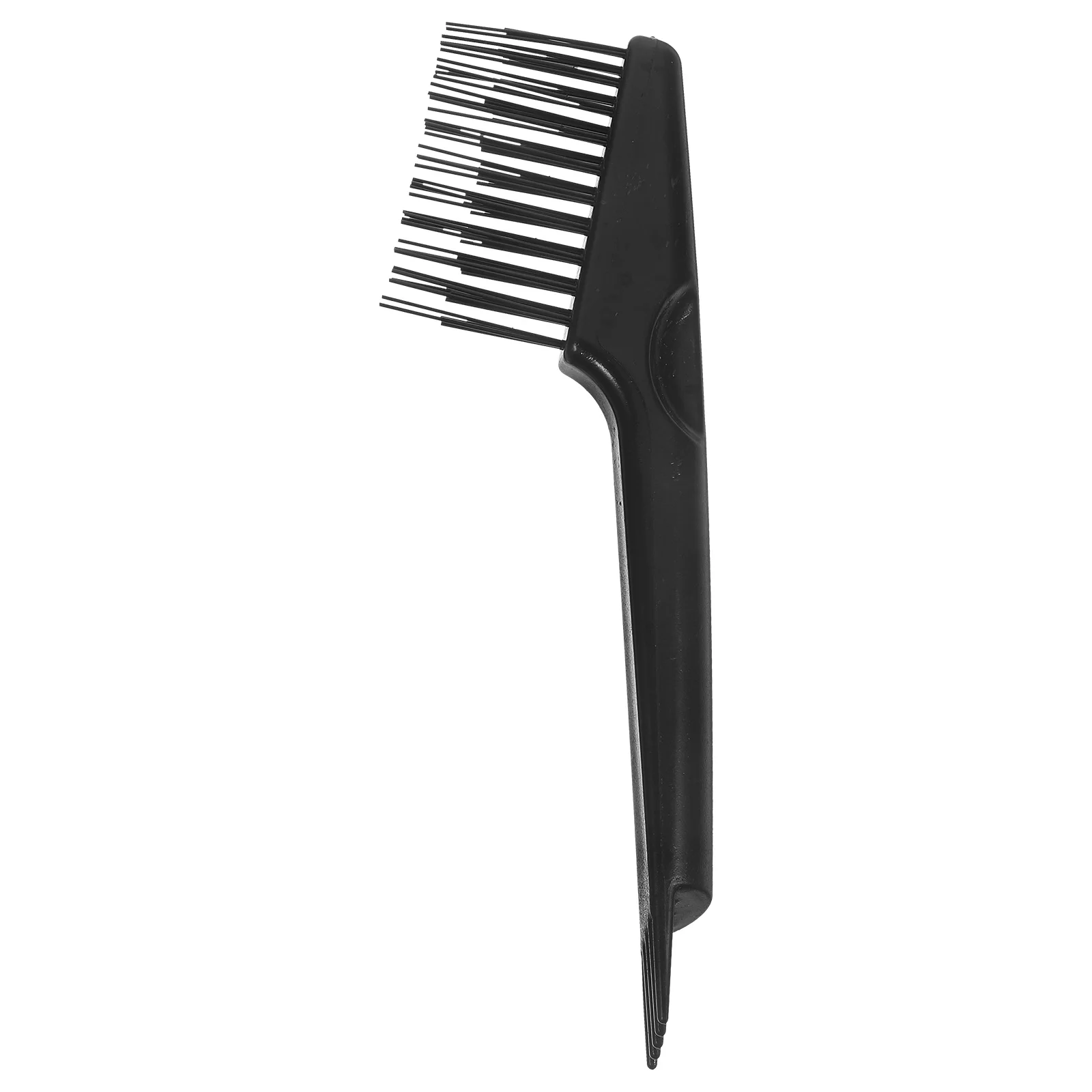 1 قطعة جهاز فرشاة بلاستيكية منظف لتنظيف المشط المنزلي أداة تنظيف الاستخدام المنزلي منظف قاعدة مشط أسود