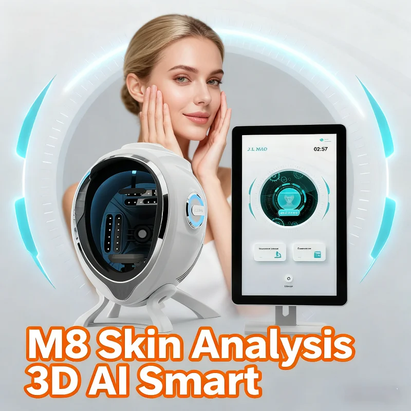 

3D Skin Scanner Care Facial Analyzer Monitor Machine Magic Mirror TestingEnglish Detector Face Camera Test Analysis