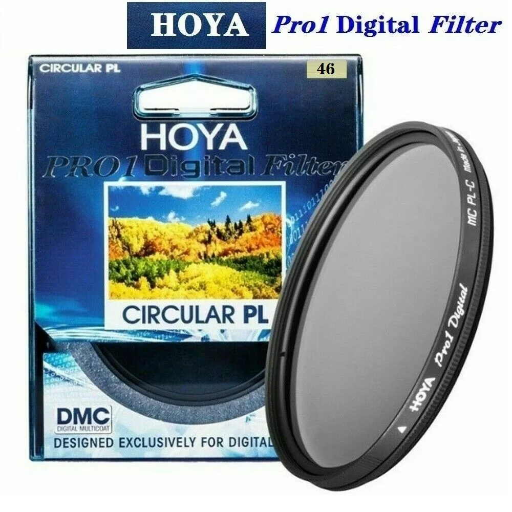 Hoya pro1 digital cpl 46mm polarizador circular filtro pro 1 dmc CIR-PL multicoat para proteção da lente da câmera canon sony