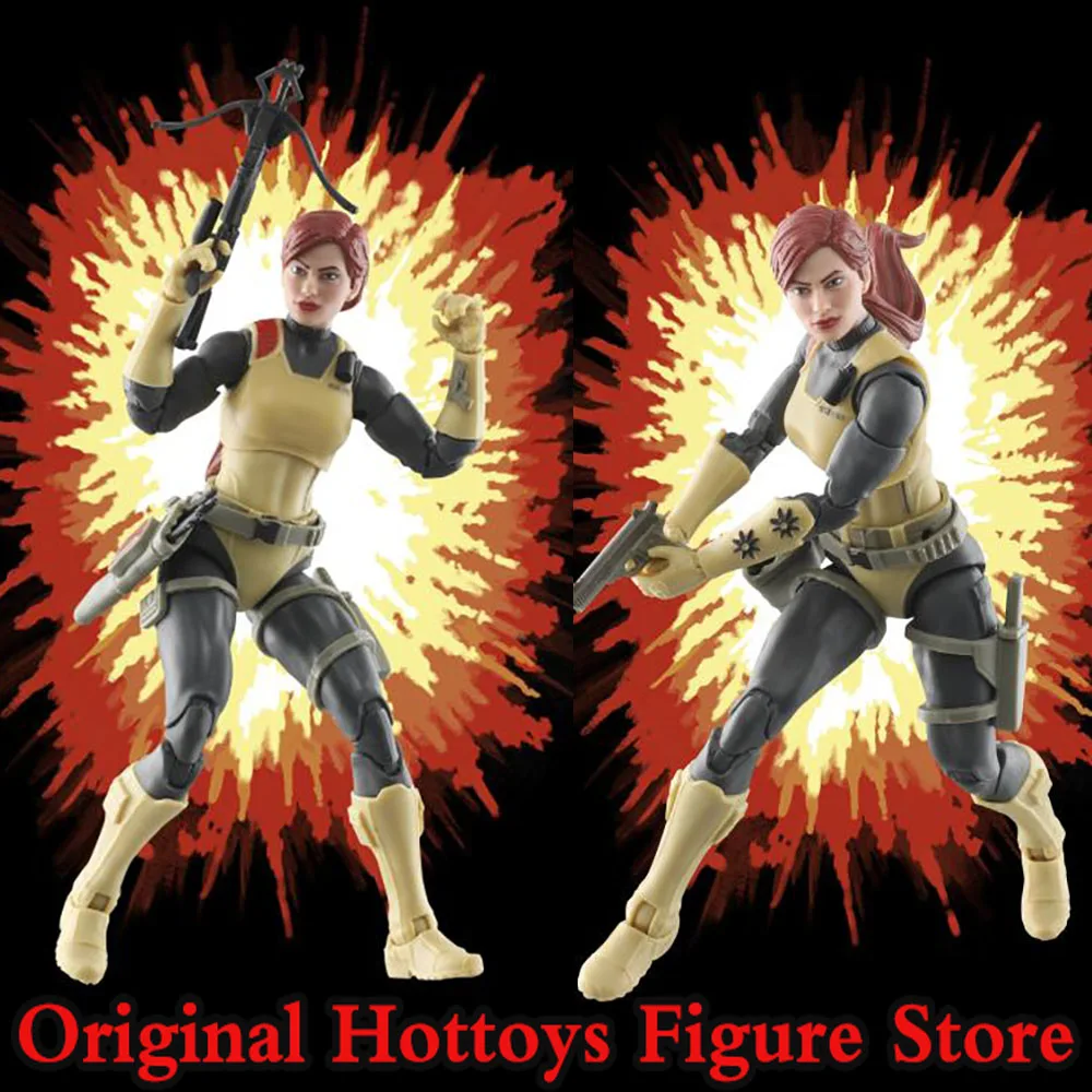 In Stock HSF9675 1/12 Scale Female Soldier Special Forces GIJOES Retro Scarlett Full Set 6-inch Action Figure Doll Fans Gifts