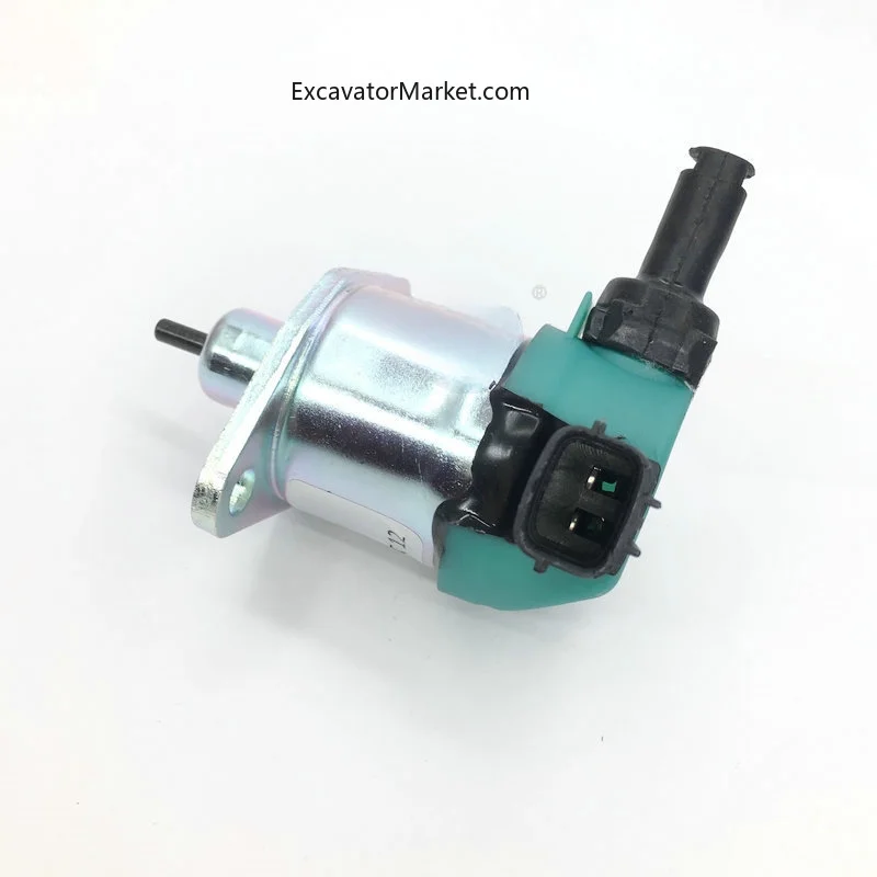 Suitable for KUBOTA 17208 17208-60016 engine shut-off solenoid valve engine shut-off switch excavator accessories