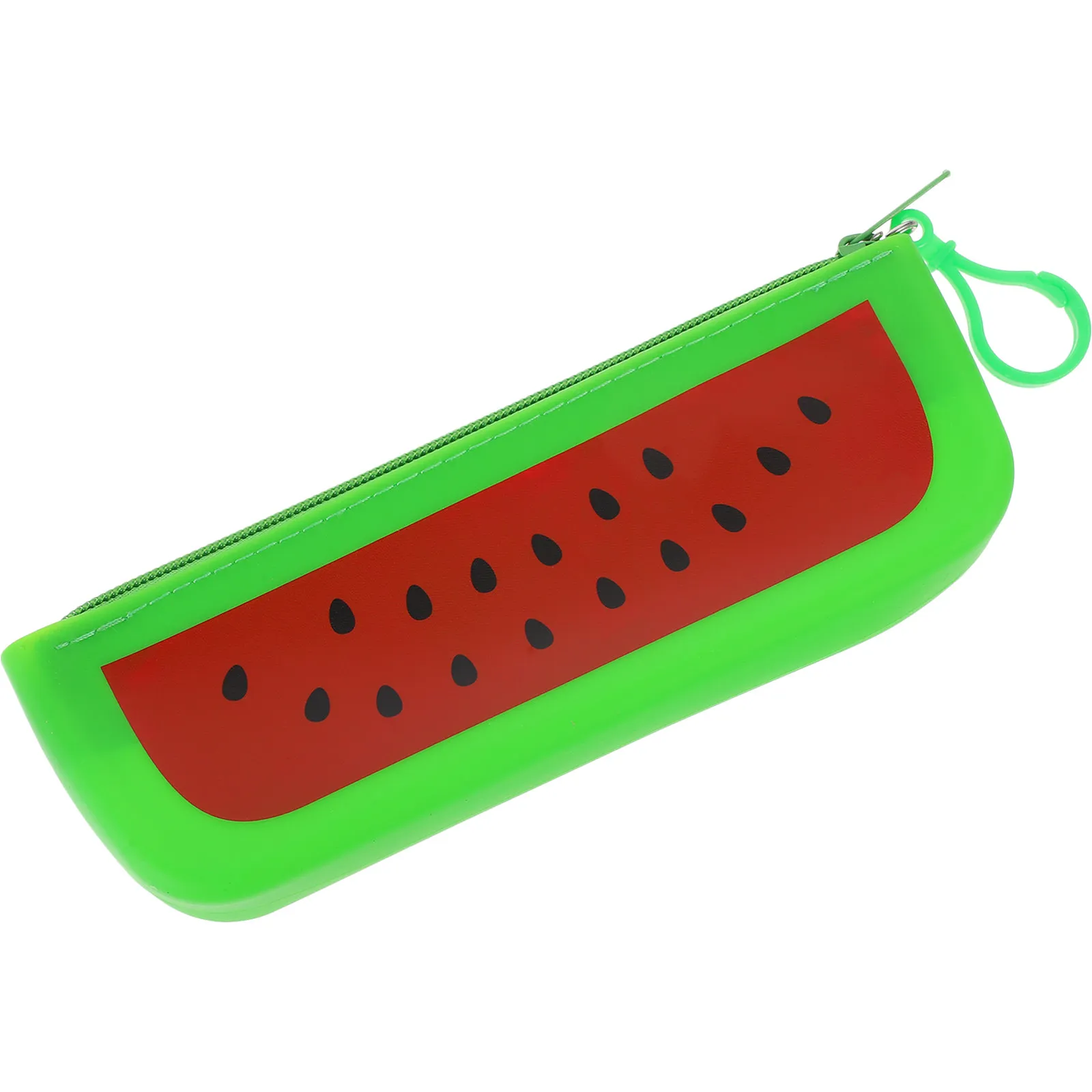 

Watermelon Shaped Pencil Bag Large Capacity Portable Stationery Pouch for Pens Pencils Rulers Coins Glue Makeup Daily Essentials