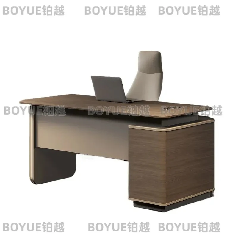 for Boss Table Minimalist Office Desk and Chair Combination Light Luxury High End Single Seat Computer Desk Supervisor Desk