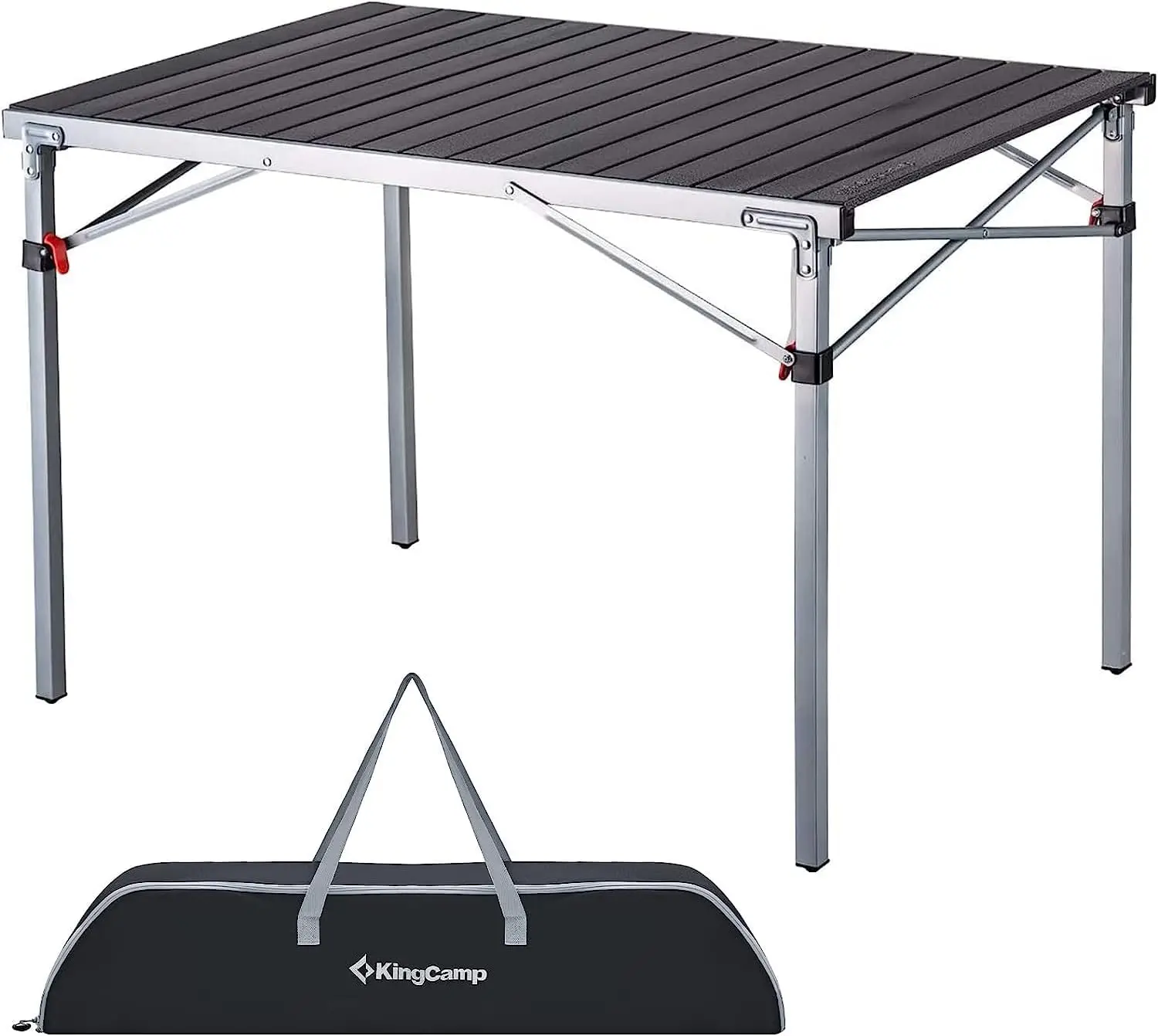 

Camping Aluminum Folding Table Roll Up Lightweight Foldable Portable Camp for Outdoor Camping