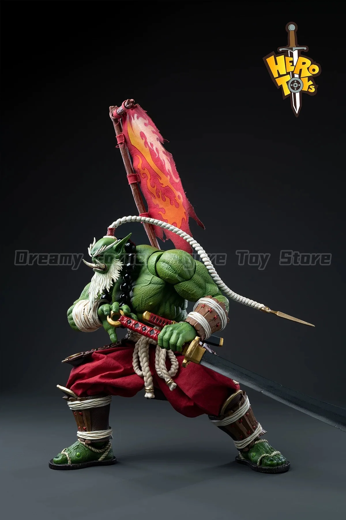 

【In Stock】Original HERO TOYS World of Warcraft Blade Master Samuro Action Figure Toys Model Collection