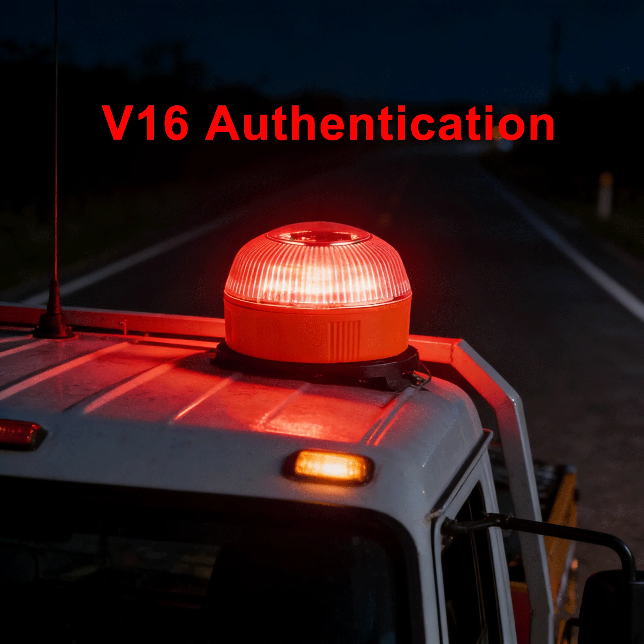 

Car Emergency Beacon Light USB Rechargeable DGT 3.0 V16 Magnetic Induction Strobe Flashing Warning Light Help Flash Safety Lamp