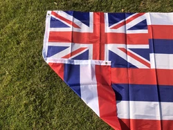 SKY Bandera hawaiana de poliéster para colgar, banderín país