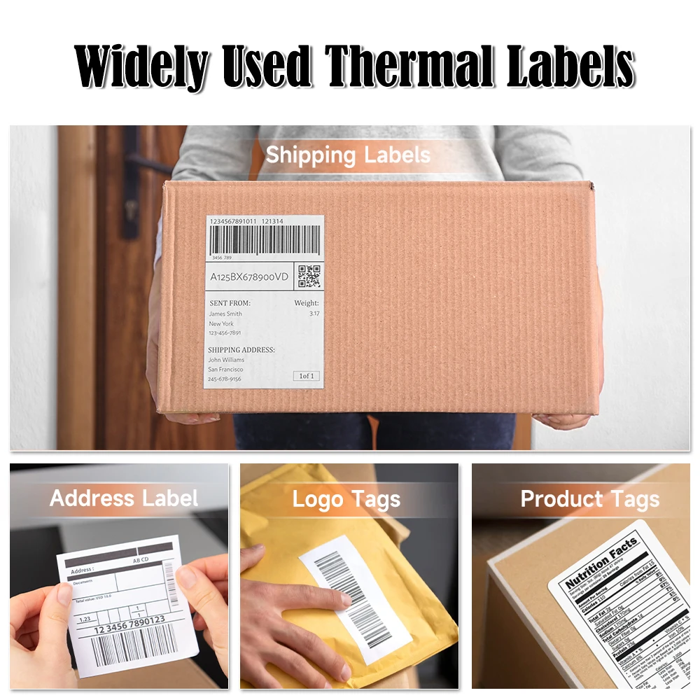 E41pro USB Thermal Shipping & Address Label Printer 4X6 Barcode High Speed 203dpi