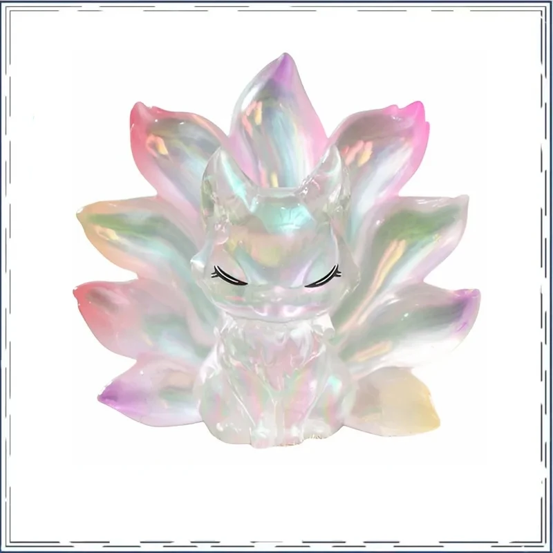

Nine-tailed Fox Modeling Blind Box Cute Delicate Collection Desktop Ornament Kawaii Ay Gives A Girl Action Figure Model Toys