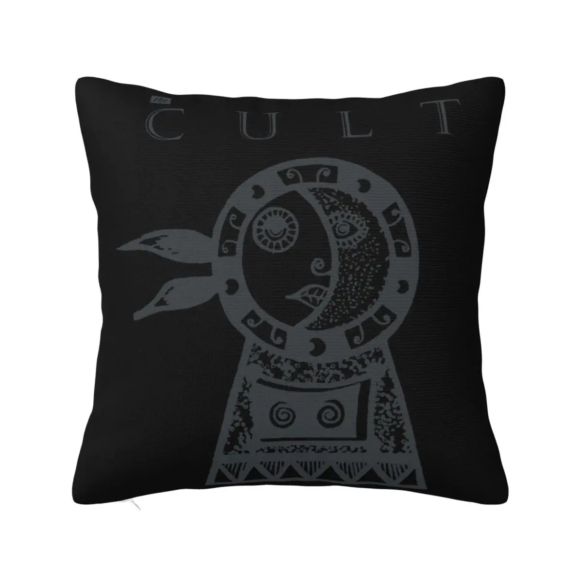 The Cult Dreamtime Live Light Grey Gothic Rock Post Punk Hip Hop Goth Loose Oversize Style Casual Pillow Case