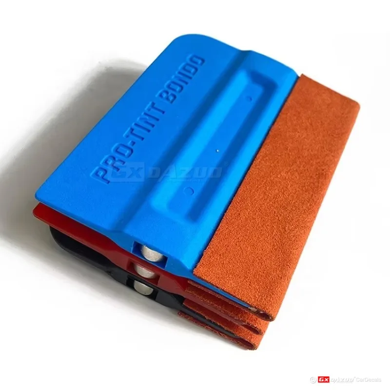 2 Pcs/Lot Vinyl Wrap Tool Car Squeegee Magnets Felt Curve Squeegee  for Vinyl Wrap