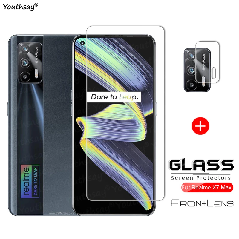 

For Realme X7 Max Glass Tempered Glass for Realme X7 Max Glass Screen Film Lens Camera Protector Film For Realme X7 Max 5G