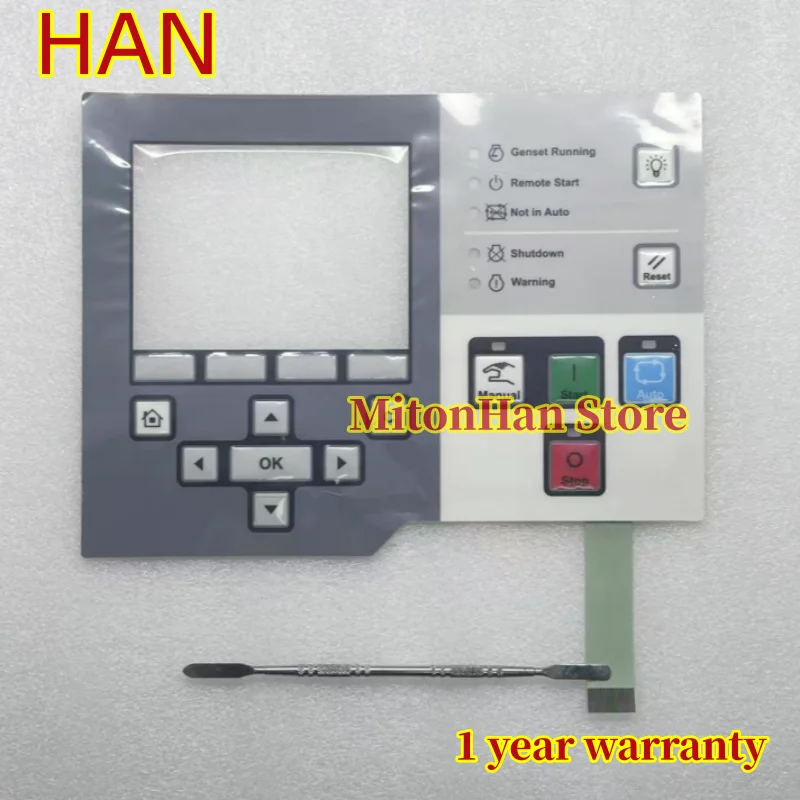 New For CUMMINS Power Command HMI330 PCC3300-6315-01  PCC3300 300-6315-01 Membrane Keypad Butto Keyboard Protective Film