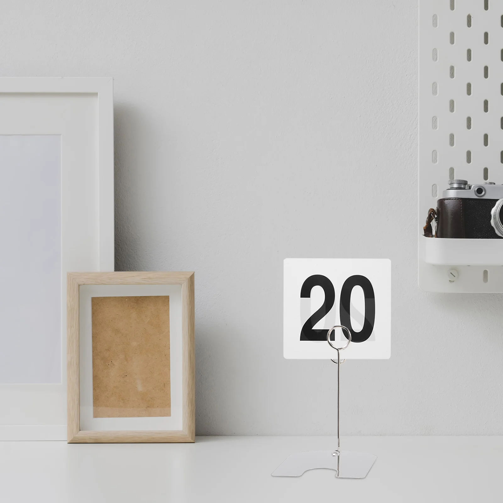 

25Pcs Table Number Signs Reusable Seat Cards for Wedding Party Banquet Festival Reception Decor Plastic Numbered Table Tents