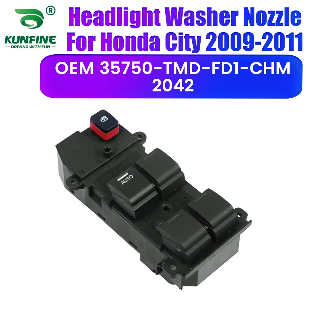 

Кнопка управления стеклоподъемником передней левой двери для Honda City 2009-2011, артикул. 35750-TMD-FD1-CHM 2042