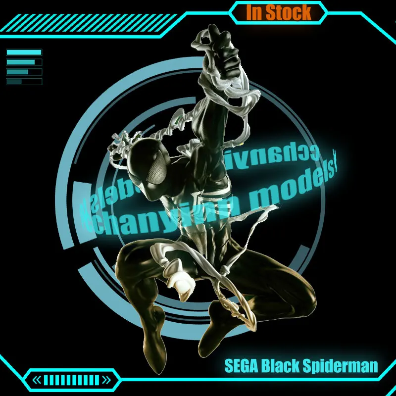 

Оригинальная аниме-фигурка Sega Luminasta Spiderman, черная фигурка Человека-паука, коллекция Ml, статуя Человека-паука, детские игрушки, подарки