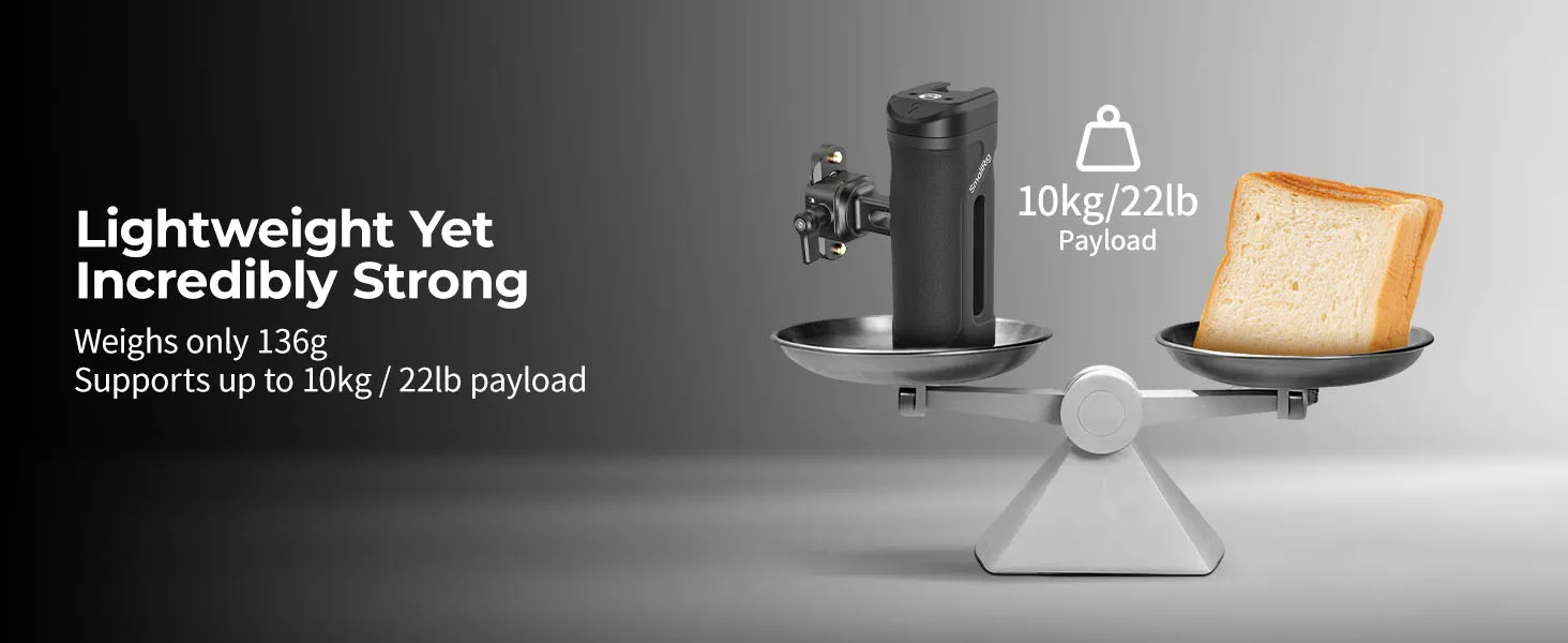 SmallRig Mini-Seitengriff mit NATO-Klemme für Kamerakäfige, kann Magic Arms, Mikrofone, Monitorhalterungen, Lichter montieren 5947 – Detail 6