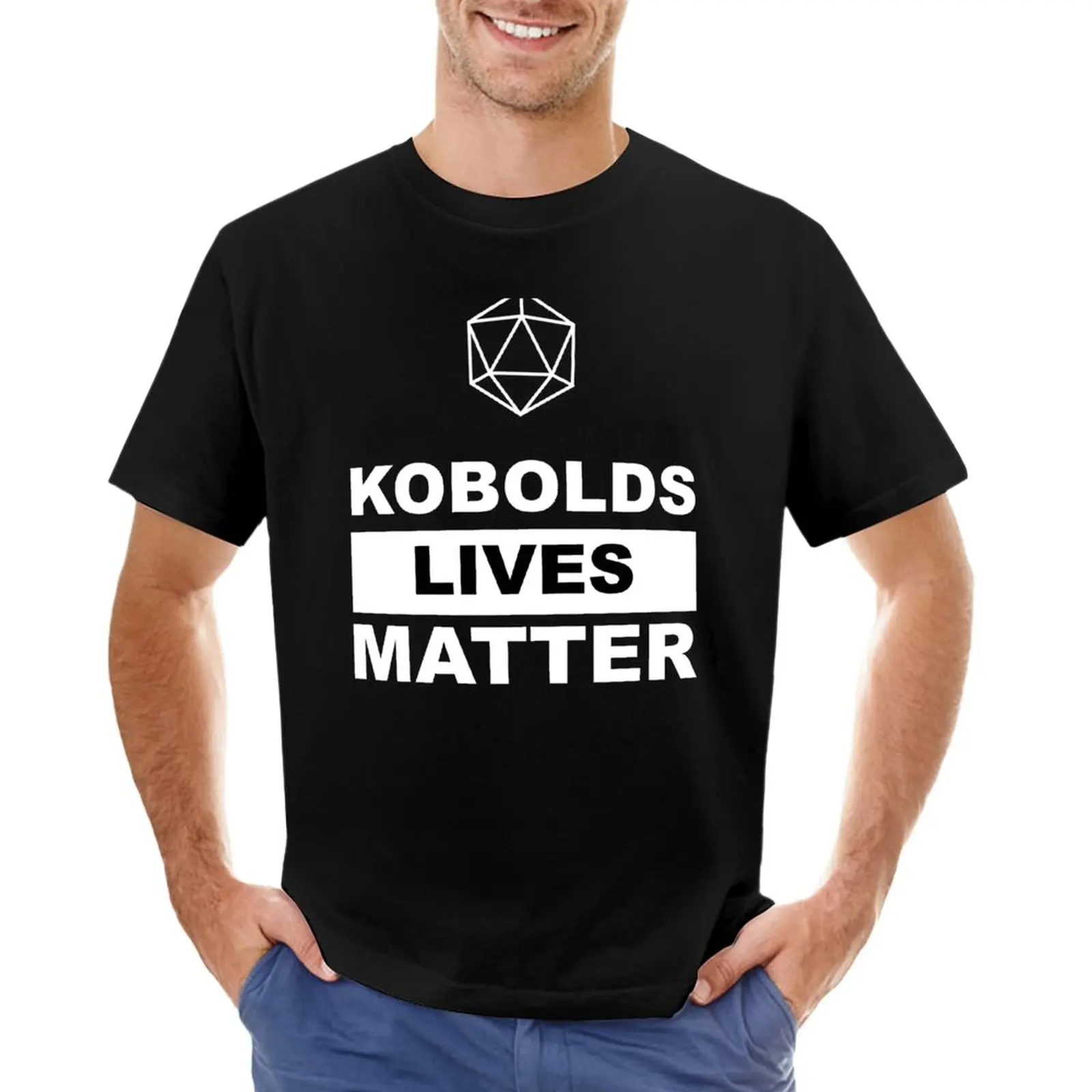 

Kobolds Lives Matter - D20 Edition T-Shirt Blouse Short sleeve tee sweat boys whites workout shirts for men