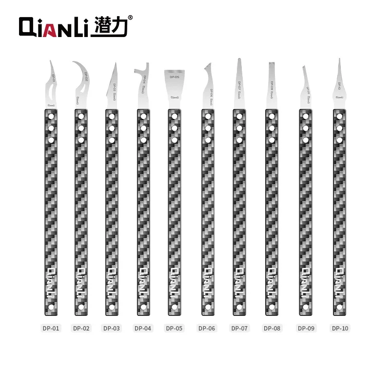 Qianli DP Series Manual Grinding Blade Phone Motherboard BGA Chip Glue Removal Cleaning Soldering Knife Disassembly Repair Tools