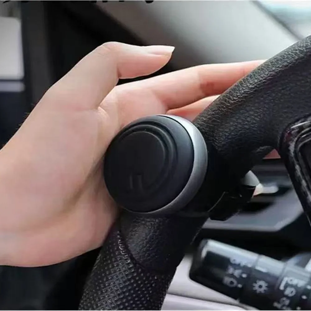 360 Degree Rotation Metal Bearing Electric Handle Ball Assistant Manual Control Of Universal Join Car Steering Wheel Rotary Knob