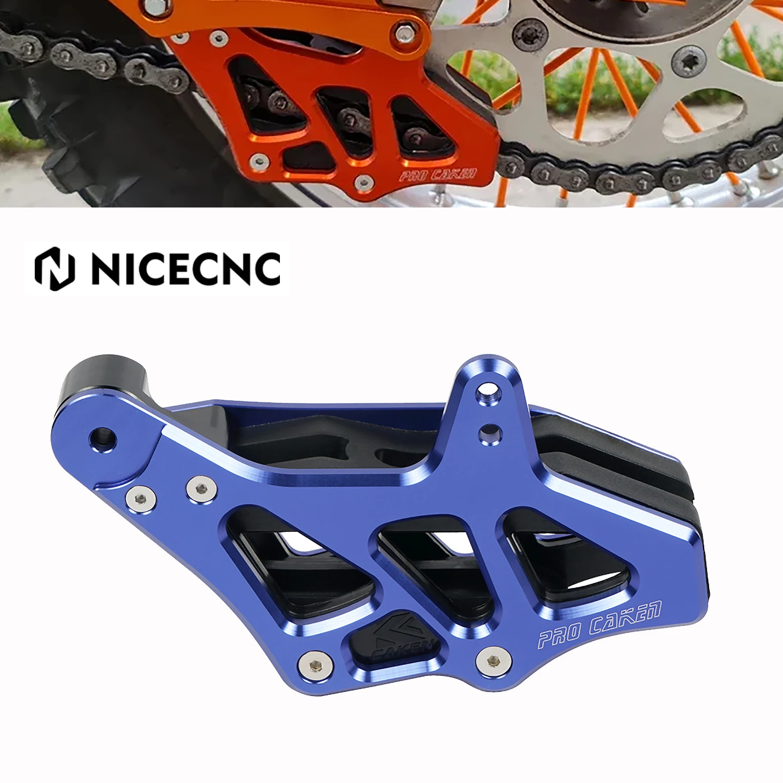 CNC Motorcycle Chain Guide Guard For Husqvarna TE FE FC FX TC TX FS 125 250 300 350 449 450 480 501 2014-2021 Husaberg FE FX TE