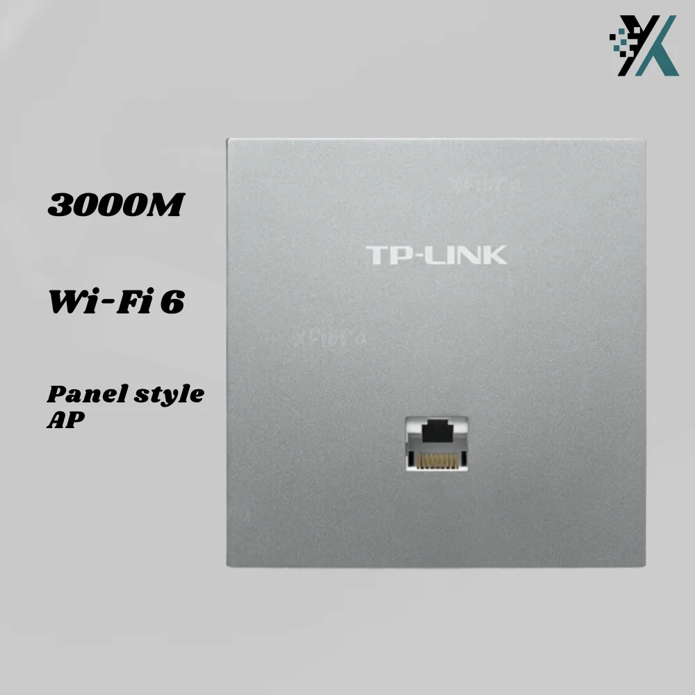 TP-LINK Silver AX3000 Dual-Band Gigabit Wi-Fi 6 Panel AP Router Full House Coverage Easy Edition Wireless Mesh Networking PoE