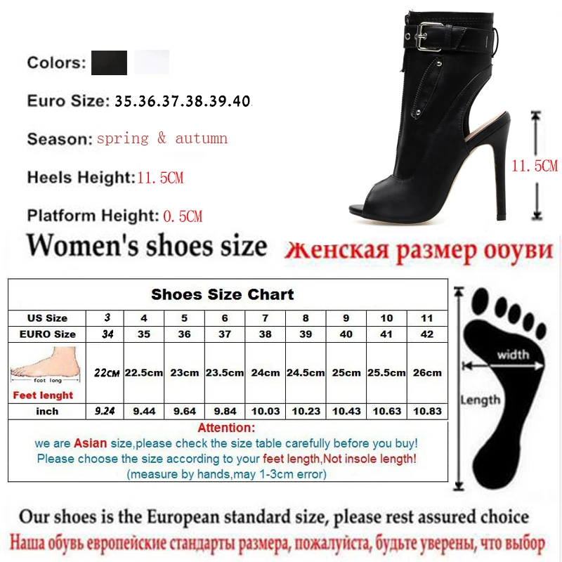 2024 New Peep Toe Metal Narrow Band Solid Motorcycle Classics Ladies Shoes Fashion Ankle Women's Sandals Chelsea Boots