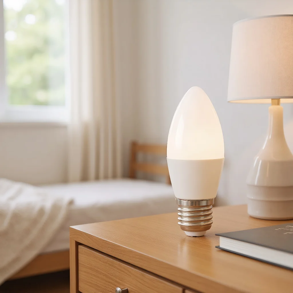 

LED Candle Bulb: AC Neutral Warm White for Chandeliers 1pc