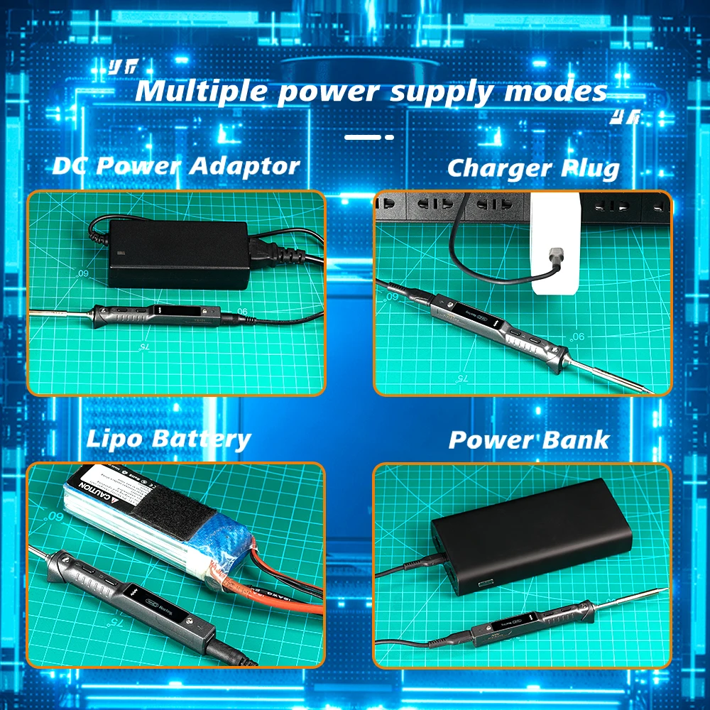 USB PD سبيكة لحام TS101 المحمولة تسخين سريع في 10 ثانية التحكم الرقمي في درجة الحرارة شاشة OLED أداة إصلاح TS 101