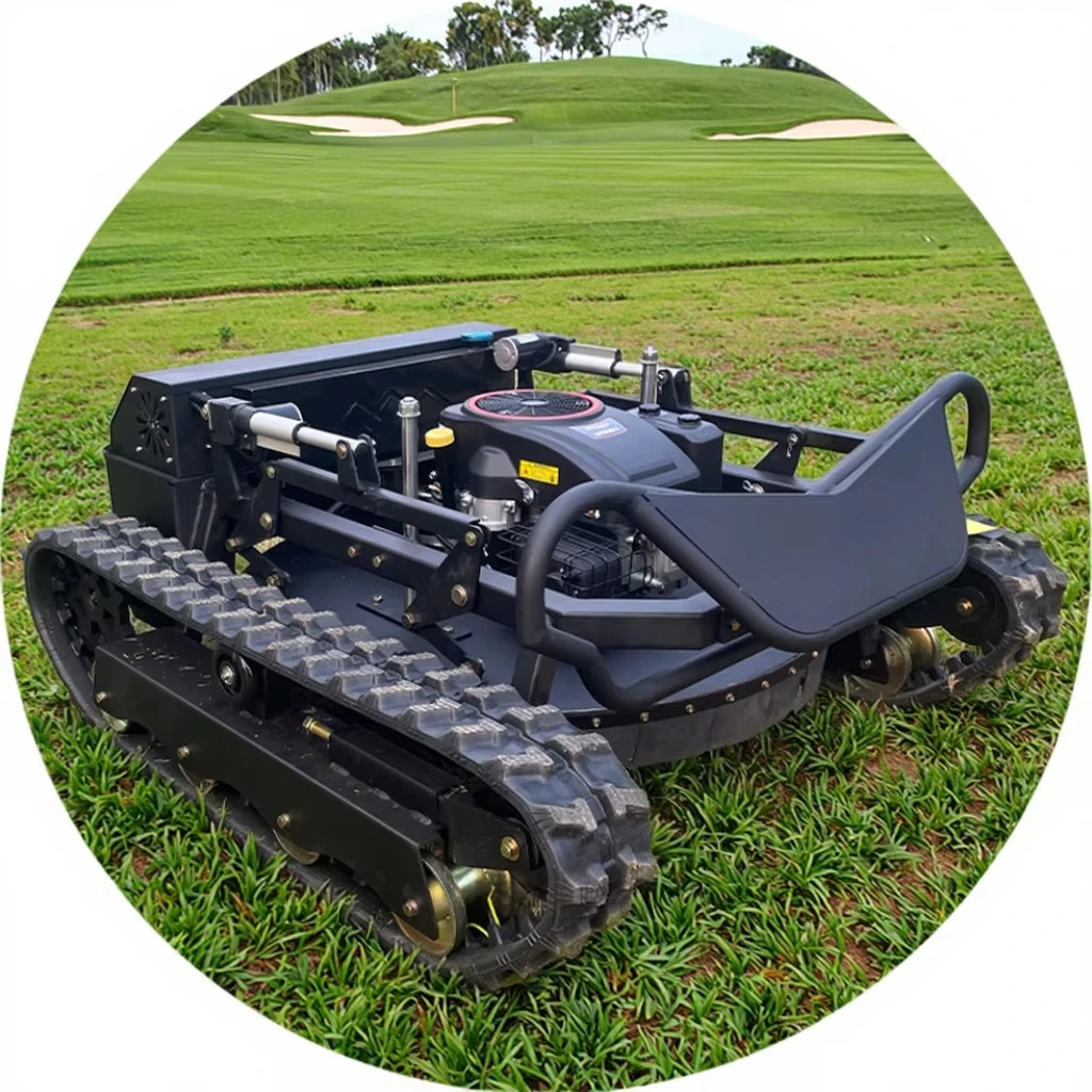 Long Jie 452cc Fully Automatic Lawn Mower 800mm Cutting Width Self-Propelled Garden Equipment Remote 4-stroke Cordless