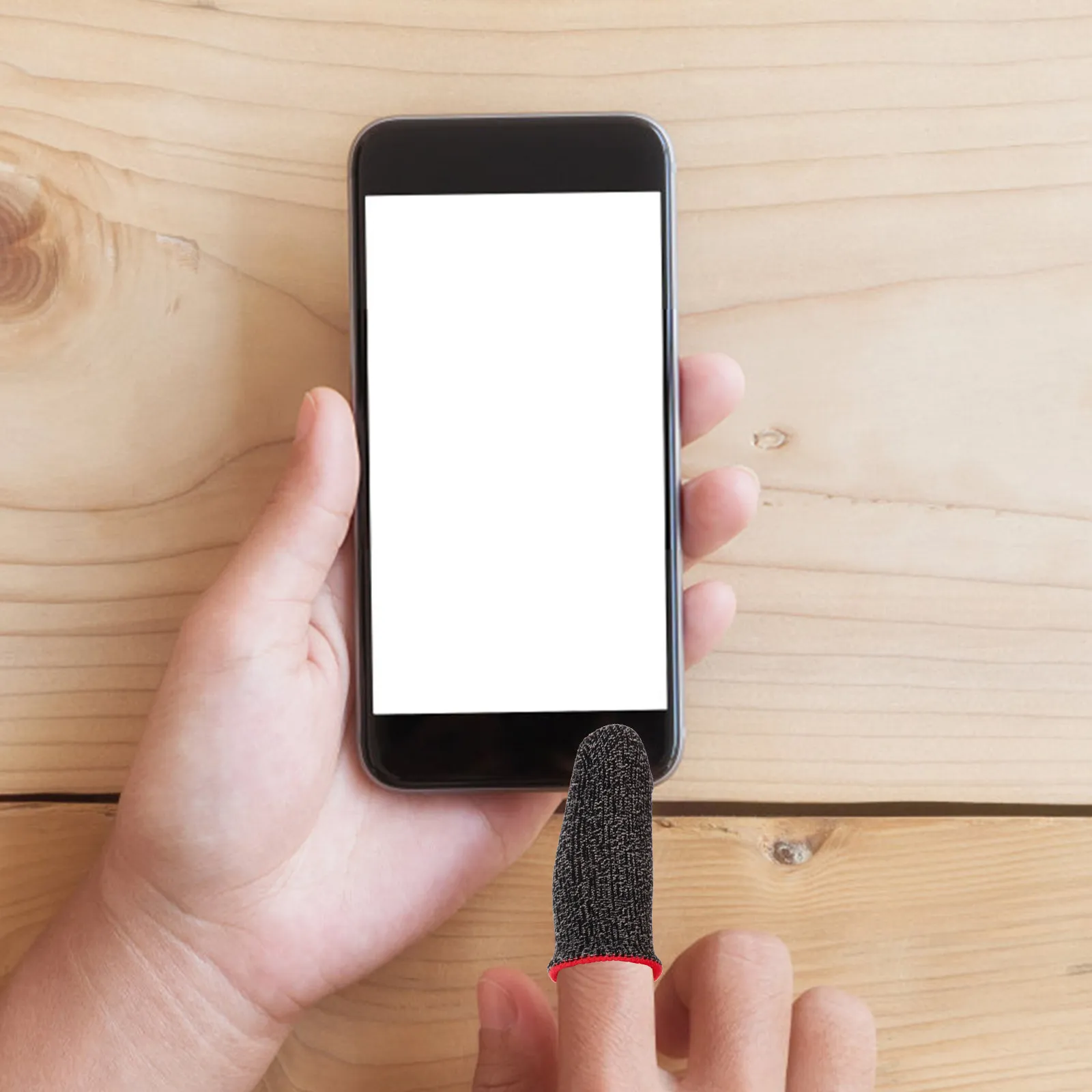 

10 шт. Игровые напальчники: тонкие, дышащие, быстросохнущие, из волокна, для защиты пальцев и большого пальца, для мобильных игр, улучшенное управление сенсорным экраном