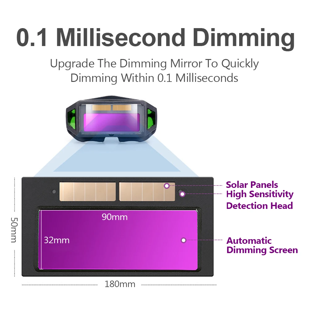 Lunettes de soudage automatiques à gradation True Document, lunettes solaires à l'argon antireflet, outils pour coque, machine à souder MIG MMA TIG