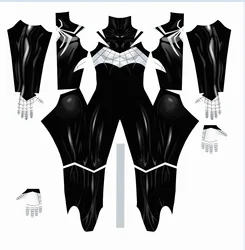 New Adults Spider Cosplay Black Cat Symbiote Cosplay Costume Halloween Zentai Female Superhero Bodysuit Party Jumpsuit