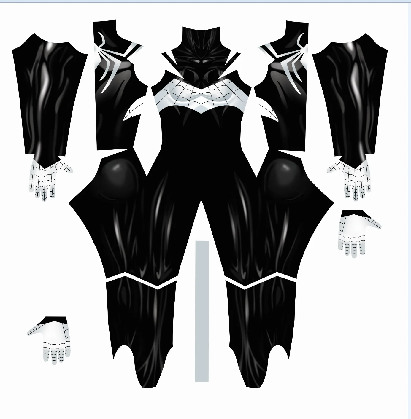 New Adults  Spiderman cosplay Black Cat Symbiote Cosplay Costume Halloween Zentai Female Superhero Bodysuit Party Jumpsuit