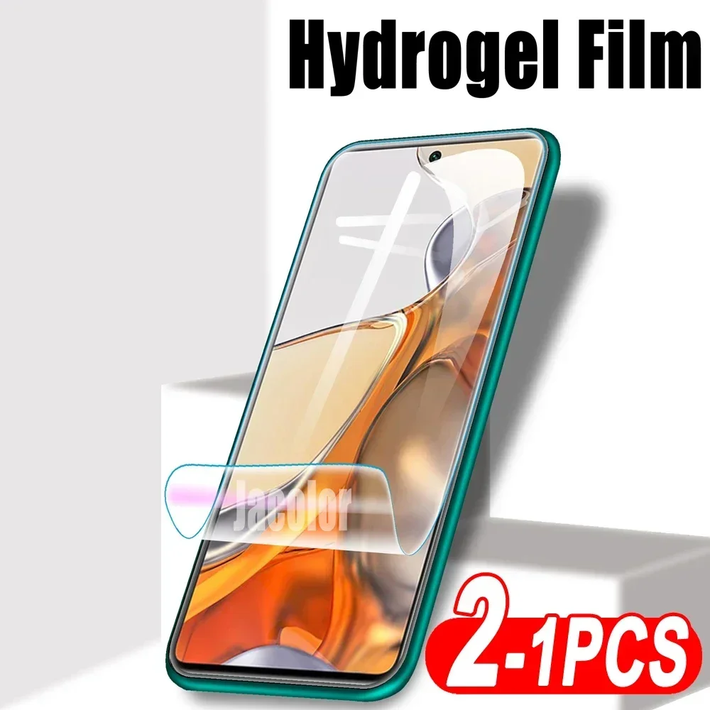 1-2PCS Front Hydrogel Film For Xiaomi 11T Pro 11 Lite 5G NE Civi 1S Mix 4 Hidrogel Protectors For Xiaomi 11 T 11TPro Civi1S 600D