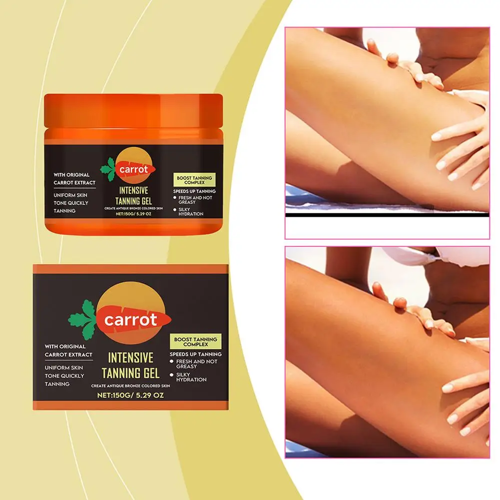

Intensive Tanning Gel Natural Dark Tanning Gel Accelerated Tanning, Tanning Cream Is Suitable For All Skin Types
