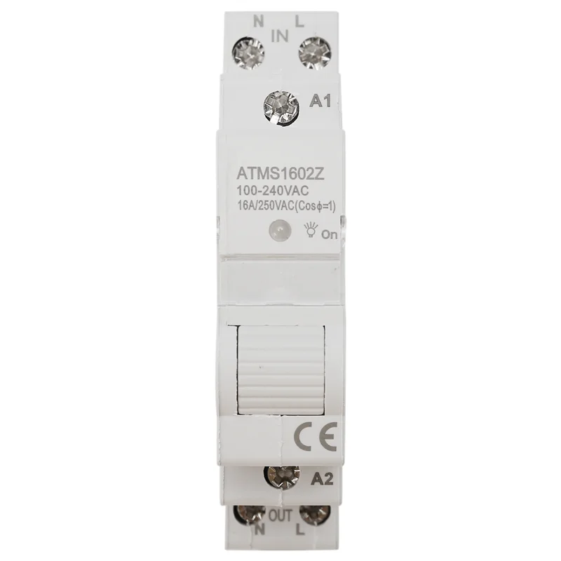 ATMS 1602Z Smart Switch 16A Din Rail 1P Remote Control Timing Switch Smart Wireless Switch 220V Timing Switch-TCES