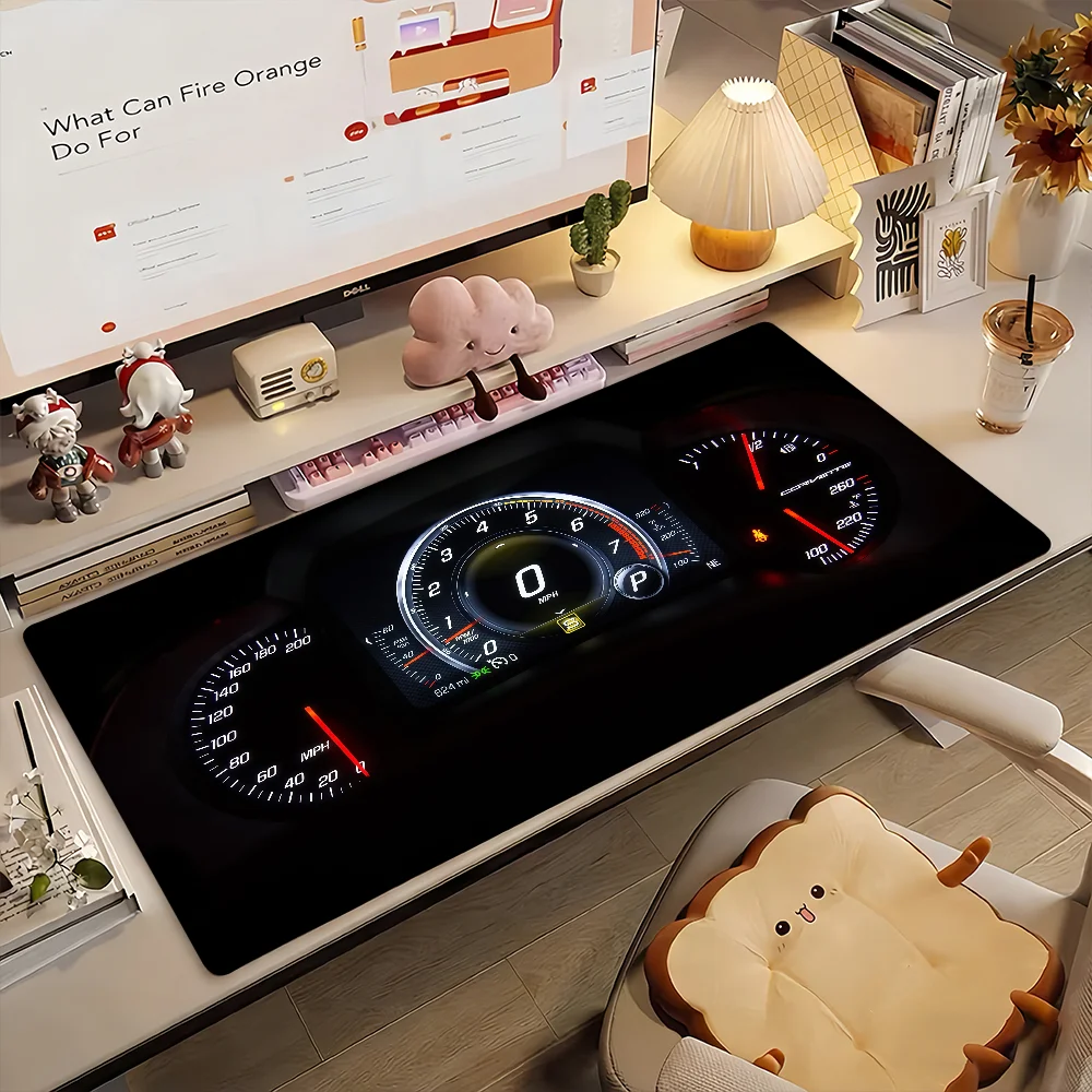 Car Dashboard Mouse Pad Non-slip Locking Edge DeskMat PC Laptop Accessories Rubber Office Keyboard Large Game XXL Carpet
