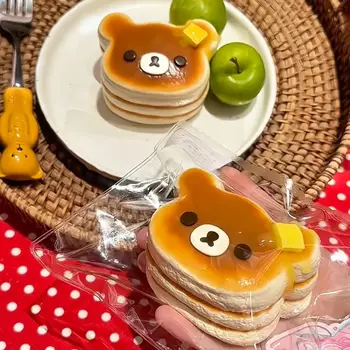Rilakkuma Squishy Super Soft Slow Rebound Water Clay Texture Stress Relief Toy Decompression Sensory For Adults Food Silicone