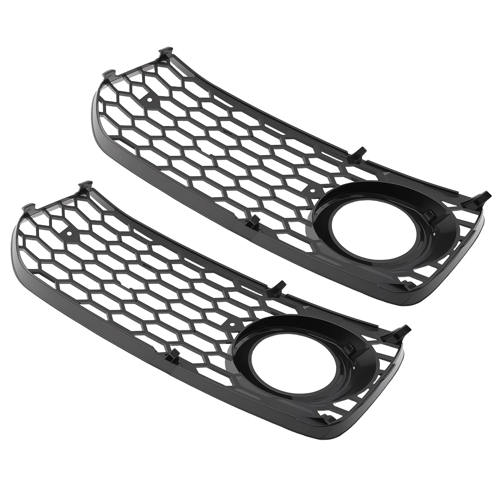 

Pair Front Bumper Fog Light Grille Cover for Audi A5 S-Line S5 B8 RS5 2008-2012