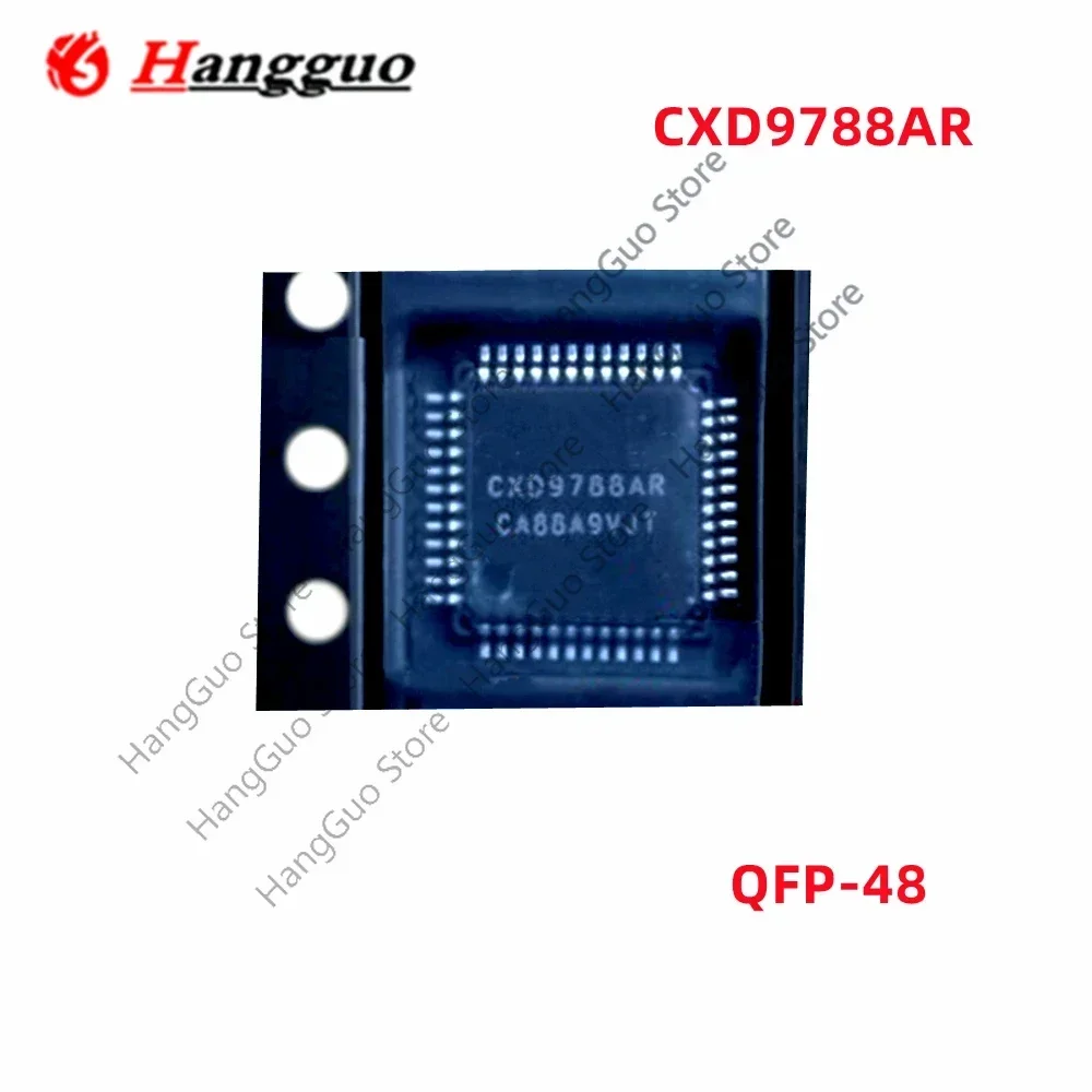 1-5PCS/Lot Original CXD9788AR CXD9788 QFP-48 For digital power amplifier audio IC chip
