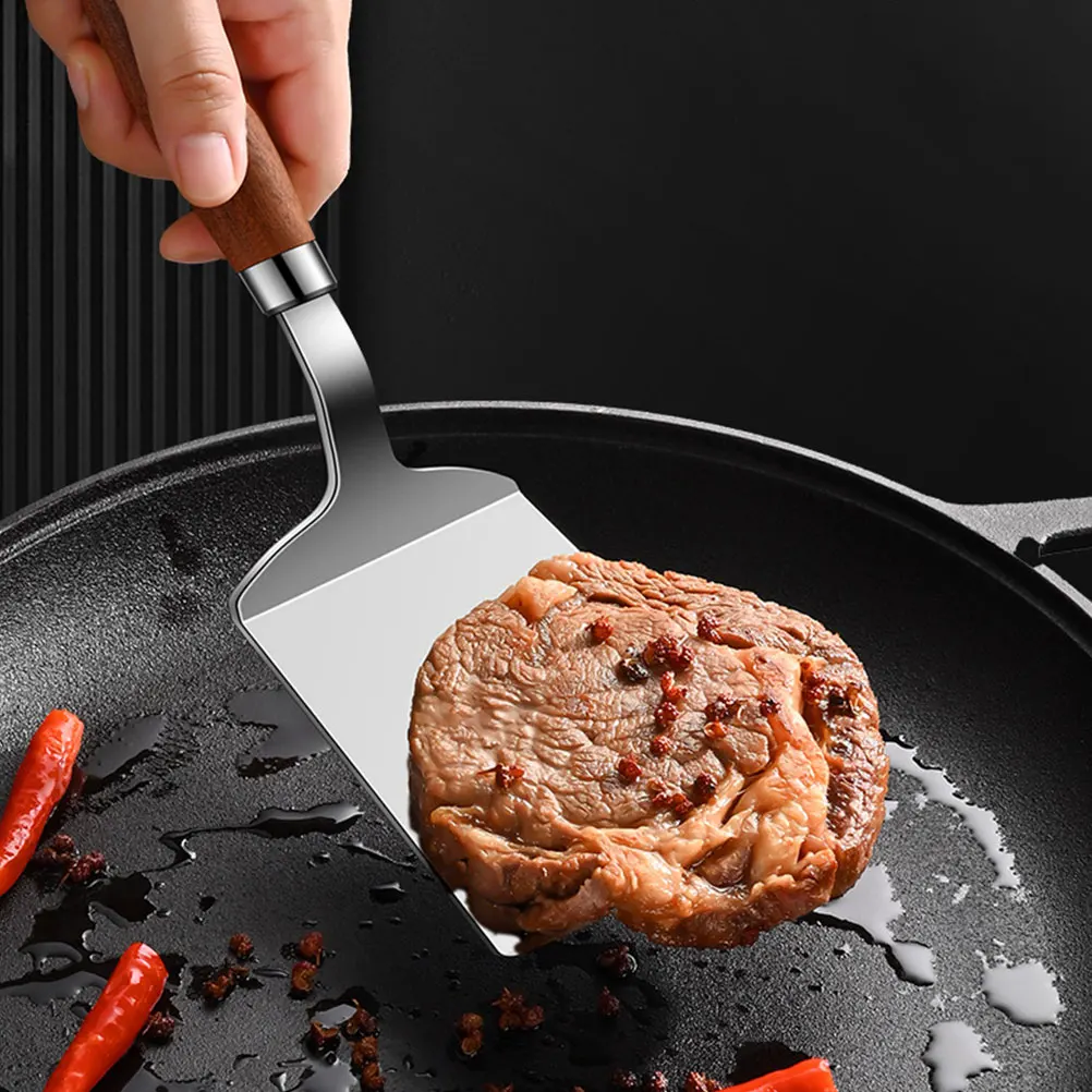

Stainless Steel Cooking Multifunctional Grill Hamburger Turner for Steak Pizza Wok Tools Fish Spatula Beefsteak Spatula