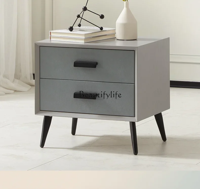 

Modern simple bedroom furniture bedside storage cabinet master bedside table