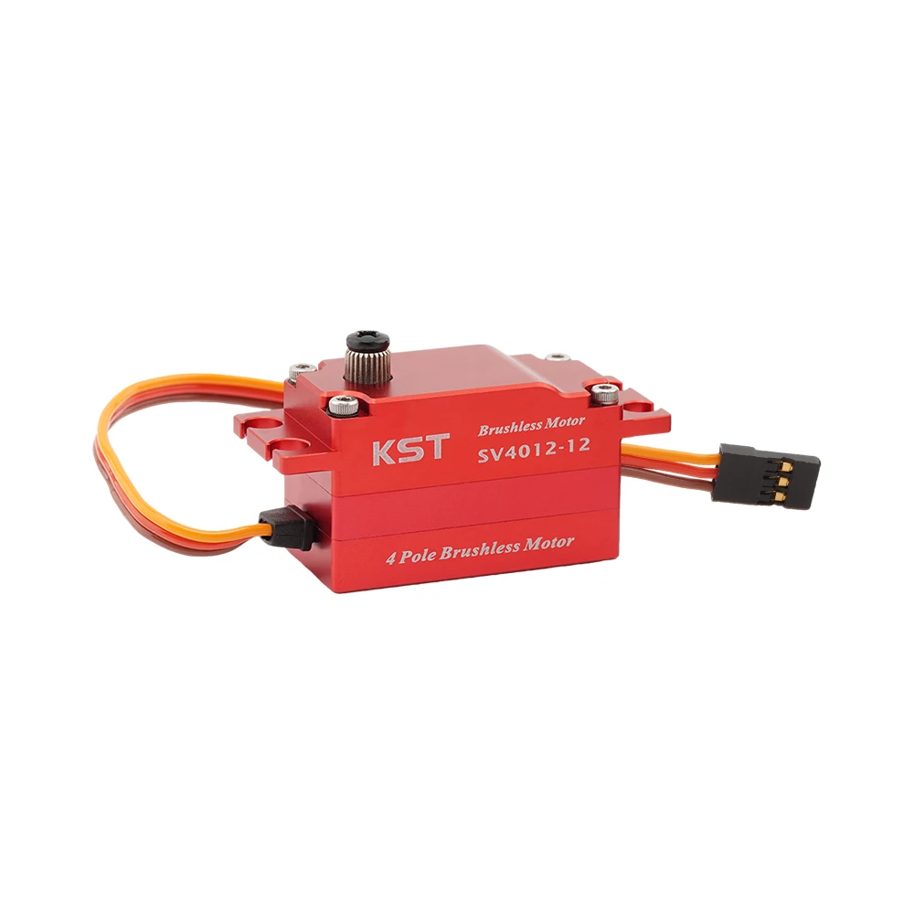 

KST SV4012-12 SHV 4-полюсный бесщеточный низкопрофильный сервопривод 42.0Kgf.cm 0,10sec для радиоуправляемых автомобилей с фиксированными крыльями, робототехники