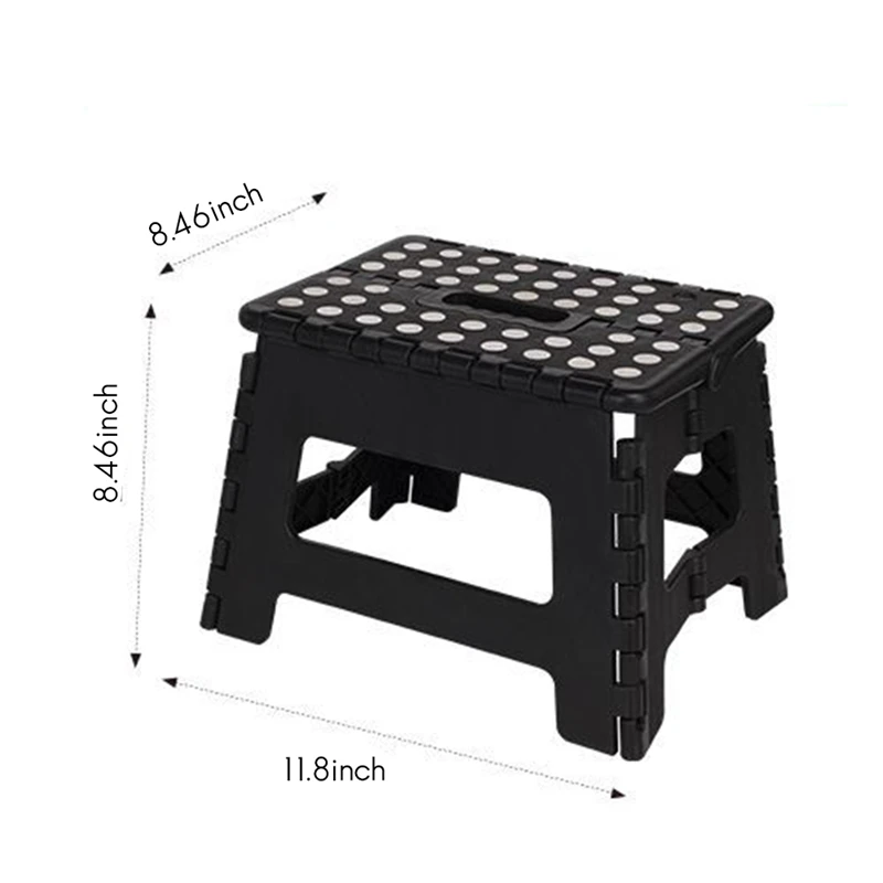 BEAU-Folding Step Stool - The Lightweight Step Stool Is Sturdy Enough To Support Adults And Safe Enough For Kids, Kitchen