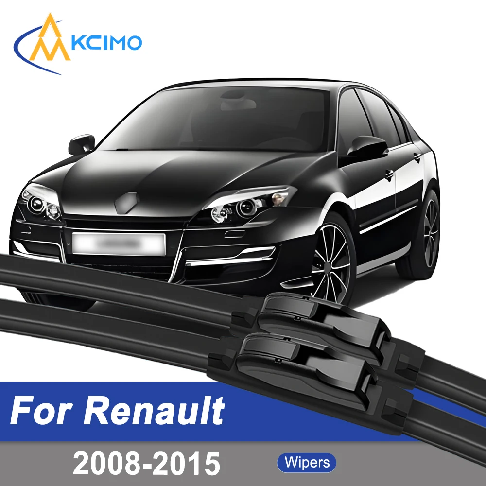 

Premium Rubber Durable Silent Windshield Wiper Blades 2pcs for Renault Laguna X91 2008-2015 Front Wiper Blades Set