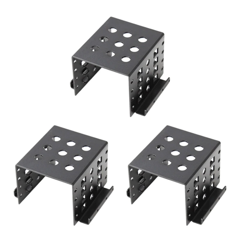 

3X 4-Bay 3.5 Inch To 2.5 Inch Hard Drive Caddy Internal Mounting Adapter Bracket Aluminum Alloy Mobile Holder